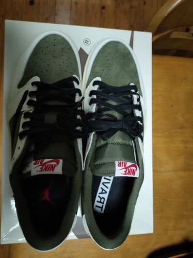 Travis Scott × Nike Air Jordan 1 Low OG SP "Reverse Olive"