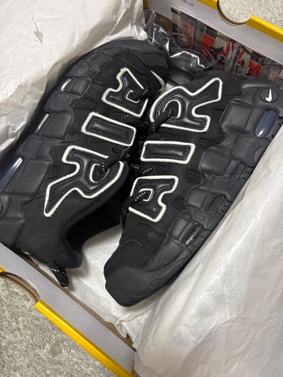 AMBUSH × Nike Air More Uptempo Low "Black and White"