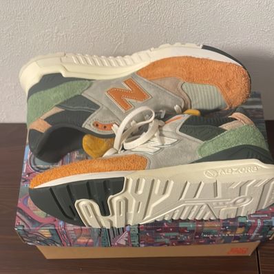 KITH Ronnie Fieg and the Frank Lloyd Wright Foundation × New Balance 998 "Aloe Wash/Apricot Buff"