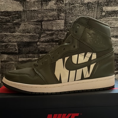 Nike Air Jordan 1 Retro High "Olive Canvas"