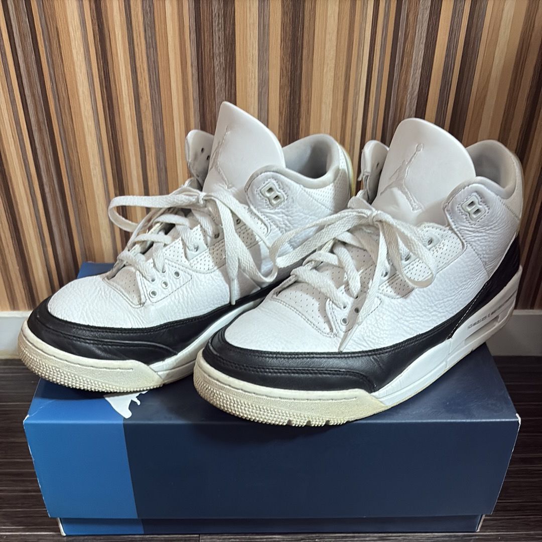 Fragment × Nike Air Jordan 3 "White/Black"