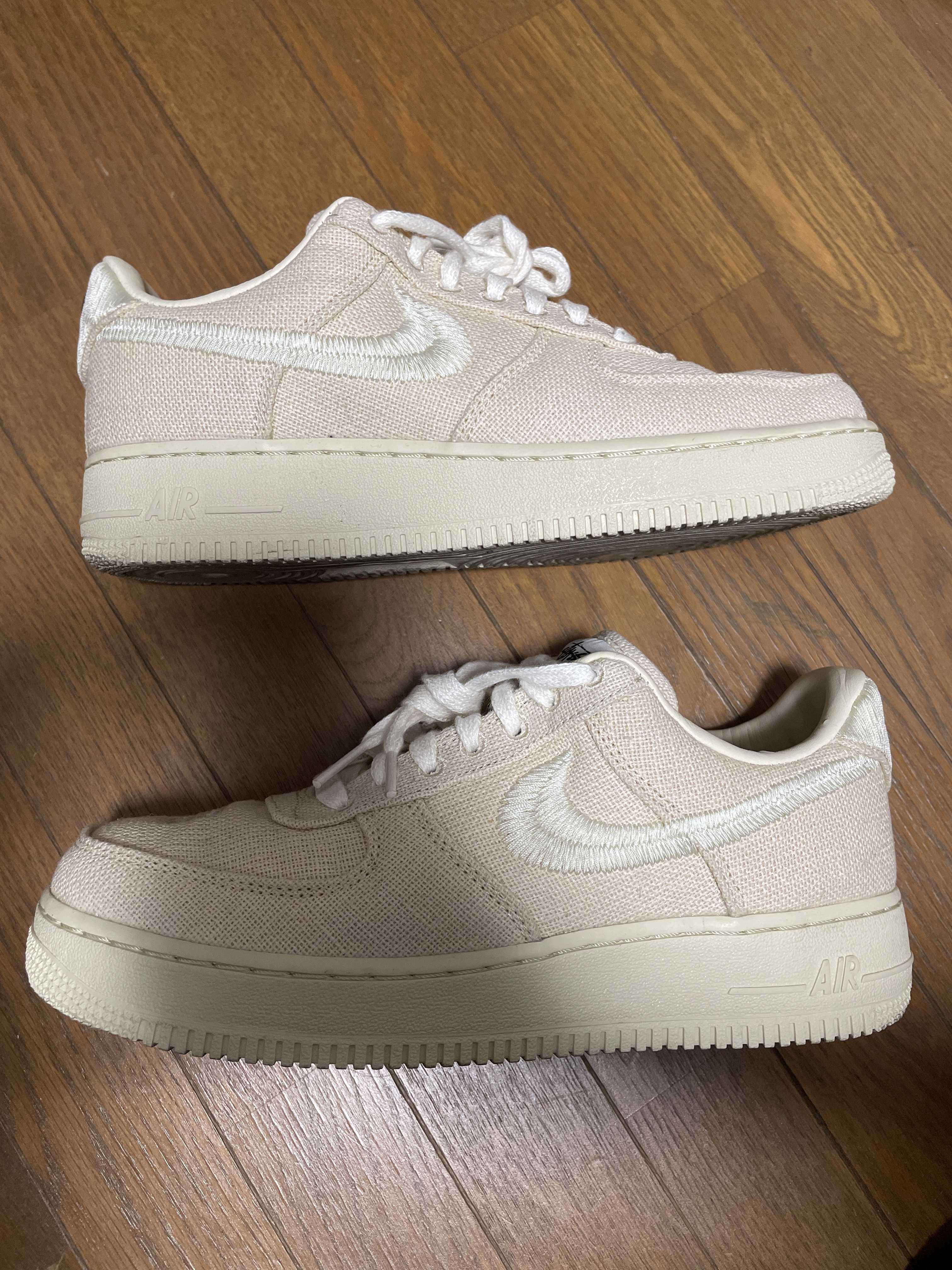 Stussy × Nike Air Force 1 Low "Fossil Stone"