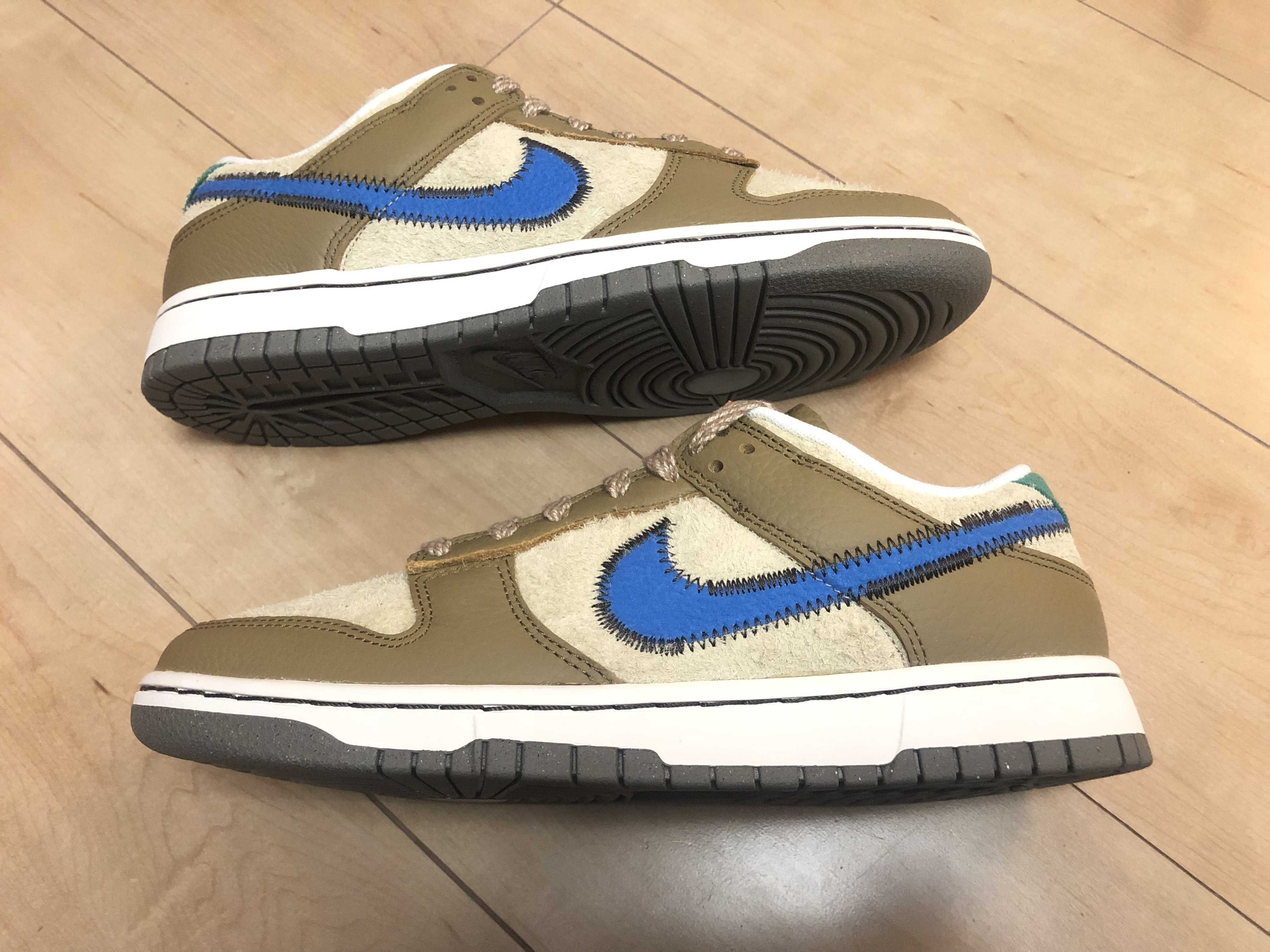 size? × Nike Dunk Low "Dark Driftwood/Photo BlueRattan"