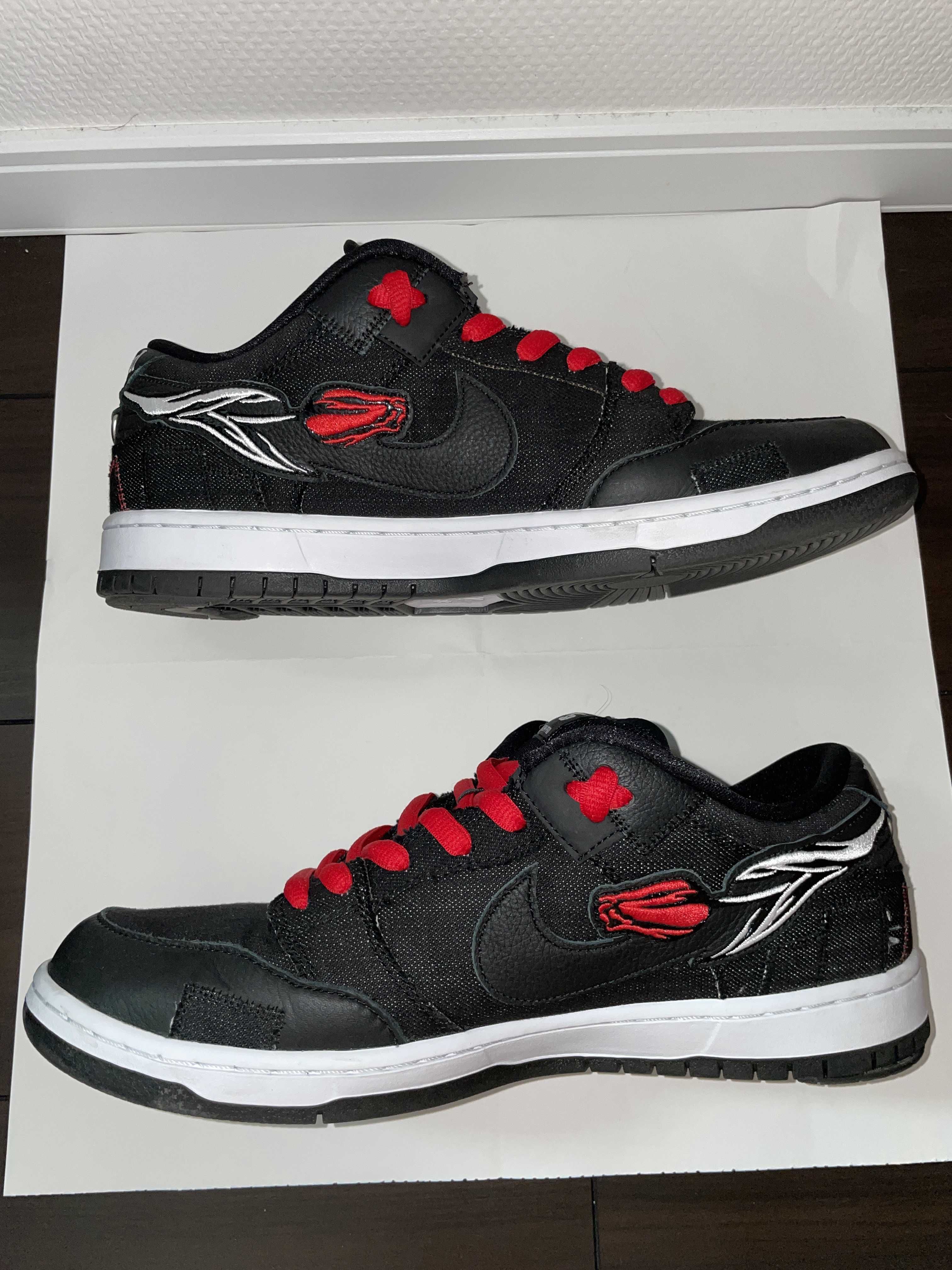 Wasted Youth × Nike SB Dunk Low "Black Denim"(Special Box) / VERDY