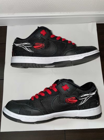 Wasted Youth × Nike SB Dunk Low "Black Denim"(Special Box) / VERDY