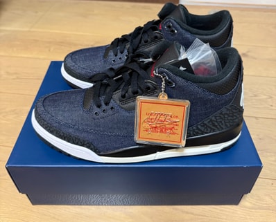 Levi’s × Nike Air Jordan 3 Retro SP "Indigo and Gym Red" (LEVI'S Tab)