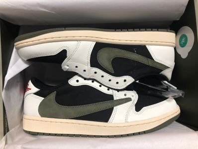 Travis Scott × Nike Women's Air Jordan 1 Low OG "Medium Olive"