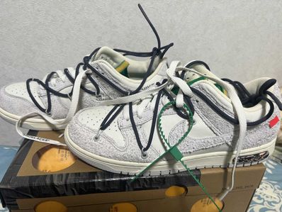 Off-White × Nike Dunk Low "Sail/Neutral Grey/Gridiron"