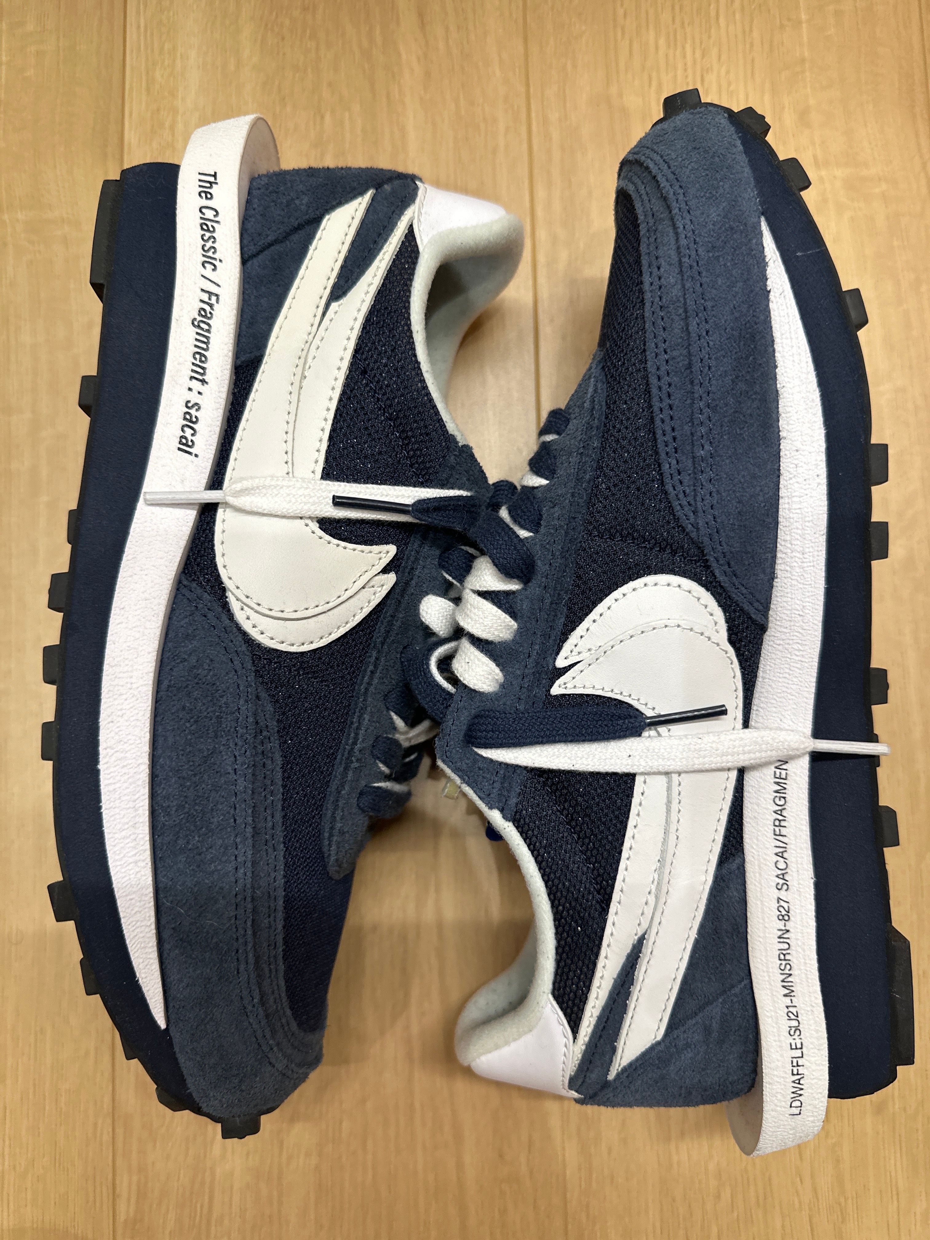 Fragment × sacai × Nike LD Waffle "Blackended Blue"
