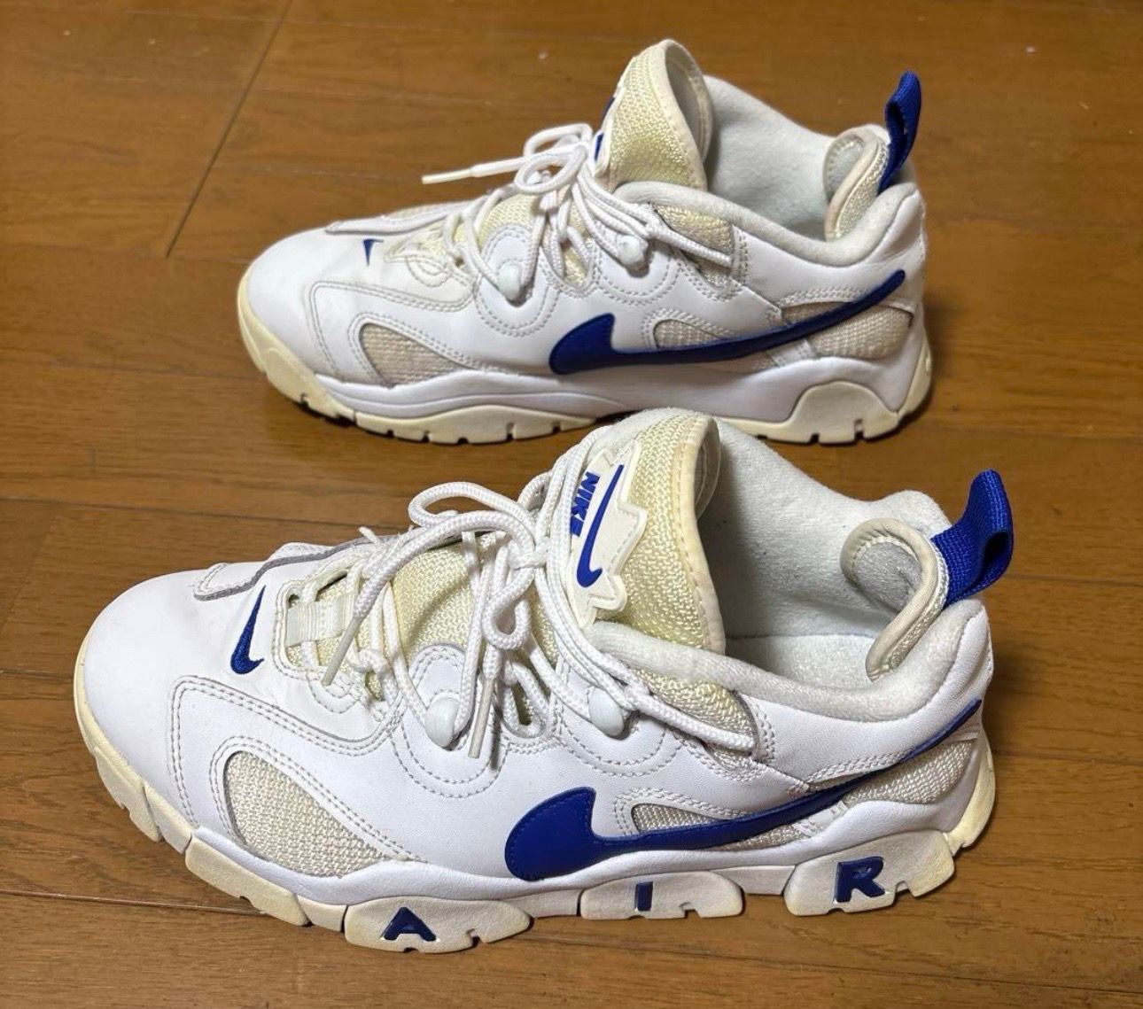 NIKE AIR BARRAGE LOW "WHITE/BLUE"