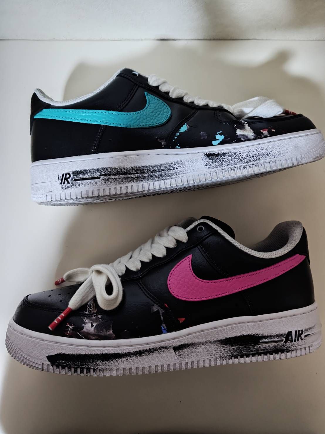 PEACEMINUSONE × Nike Air Force 1 Low '07 Para-Noise 3.0 "Black and Multi-Color" / G-DRAGON