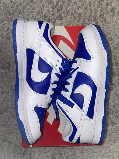 Nike Dunk Low Retro "Racer Blue and White"