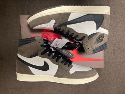 Travis Scott × Nike Air Jordan 1 Retro High OG TS SP "Sail/Dark Mocha"