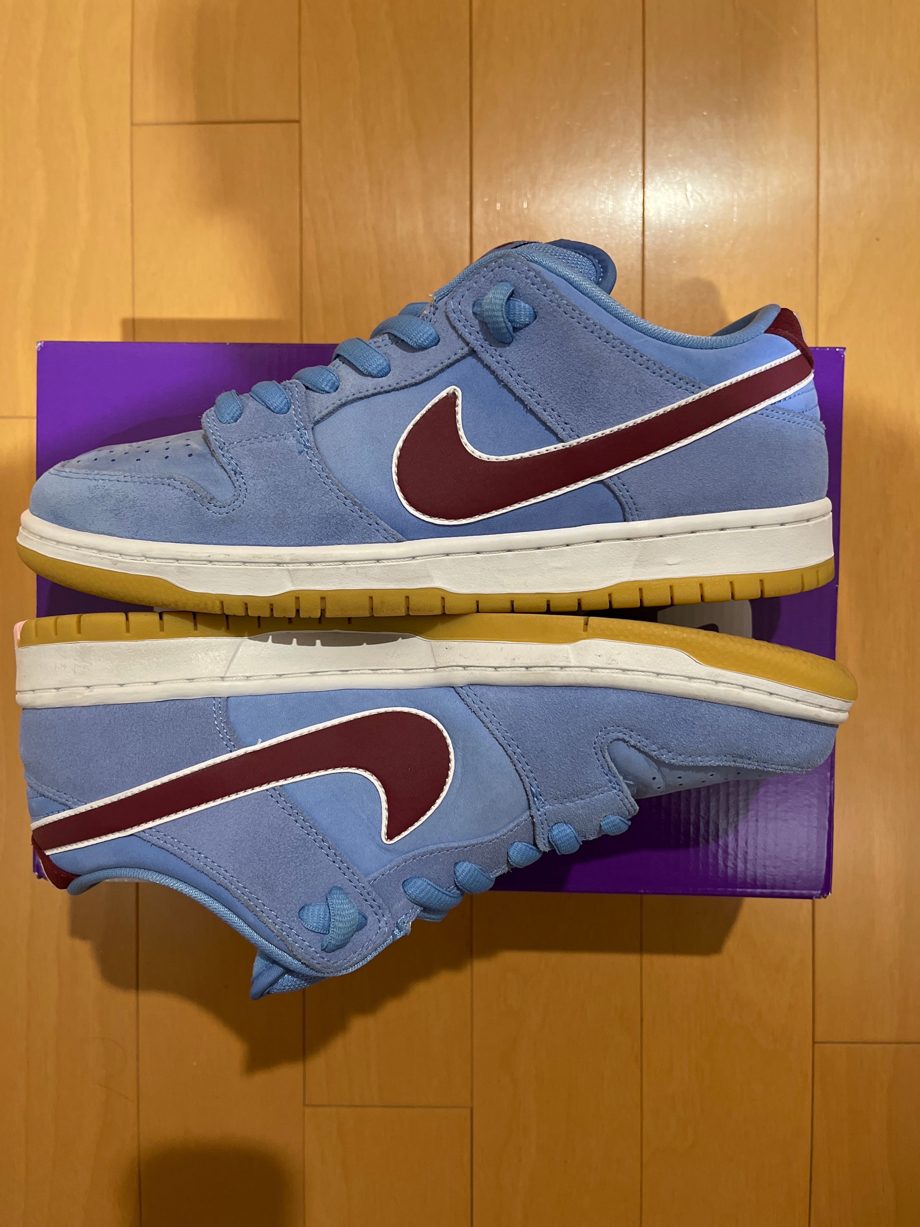 Nike SB Dunk Low Pro "Philadelphia Phillies/Valor Blue and Team Maroon"
