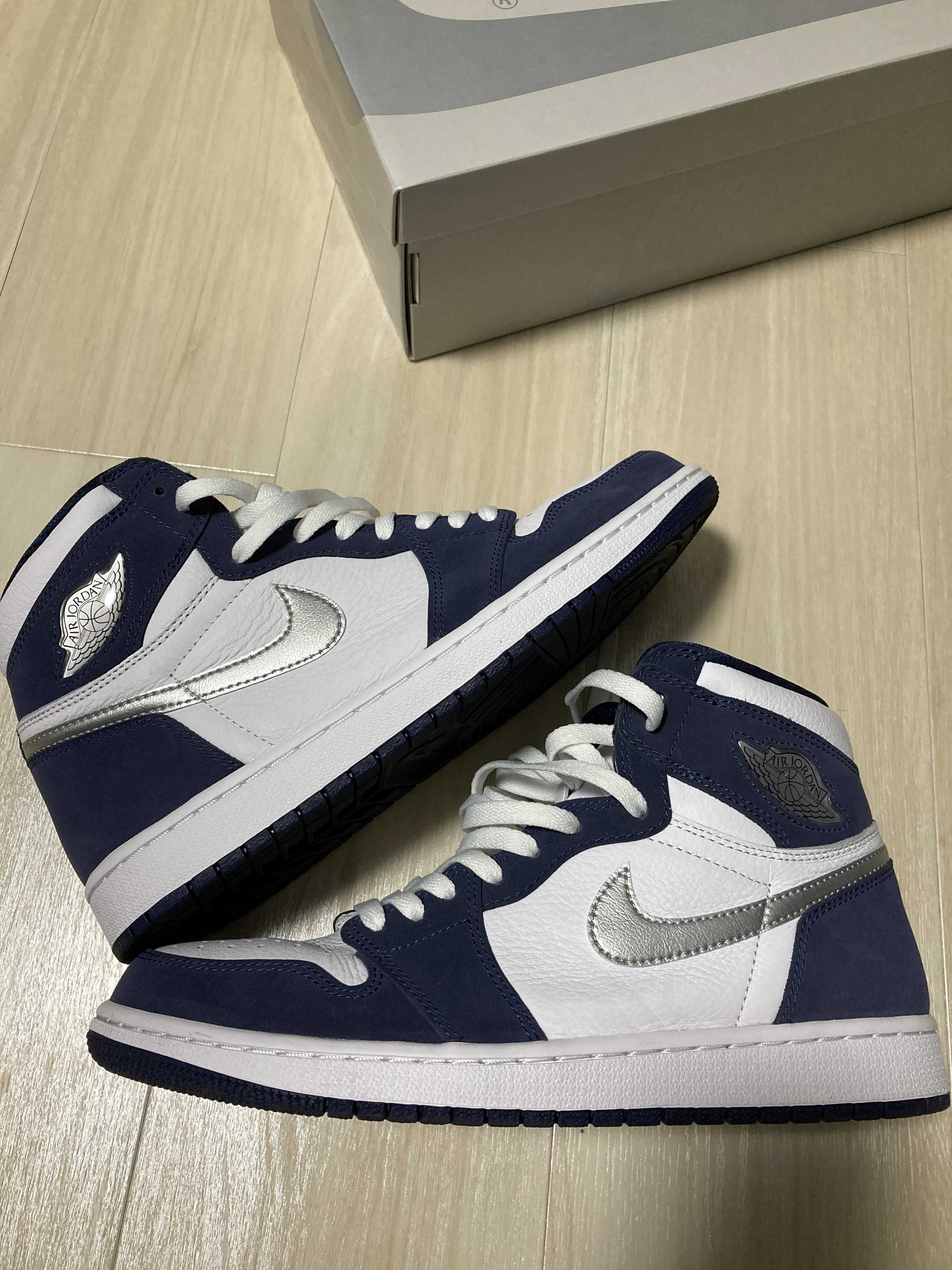 Nike Air Jordan 1 High OG CO.JP "White/Midnight Navy" (2020)(ブリーフケースなし)