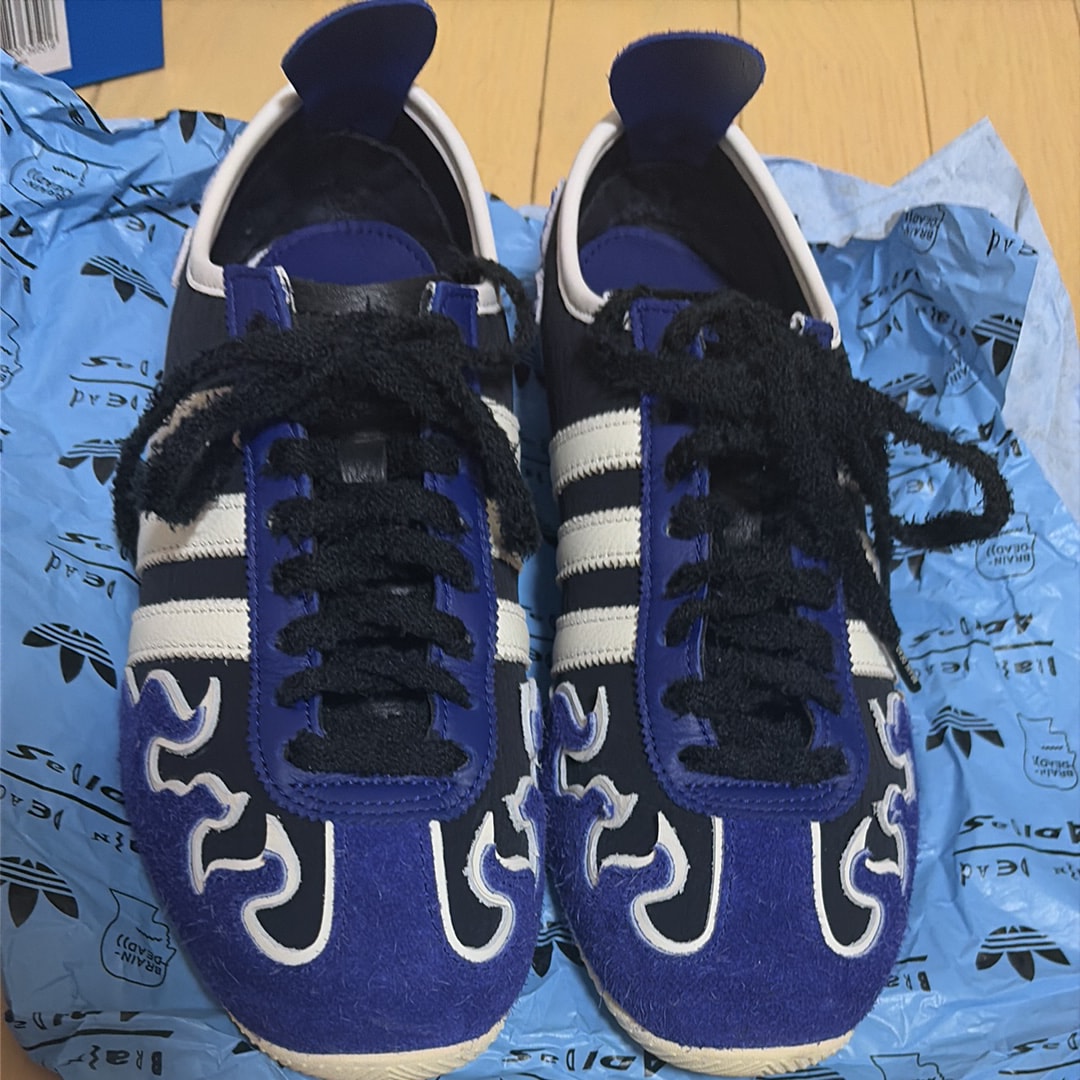 ブレインデッド × アディダスオリジナルス ジャパン ロー "コアブラック/オフホワイト/ウォームバニラ"