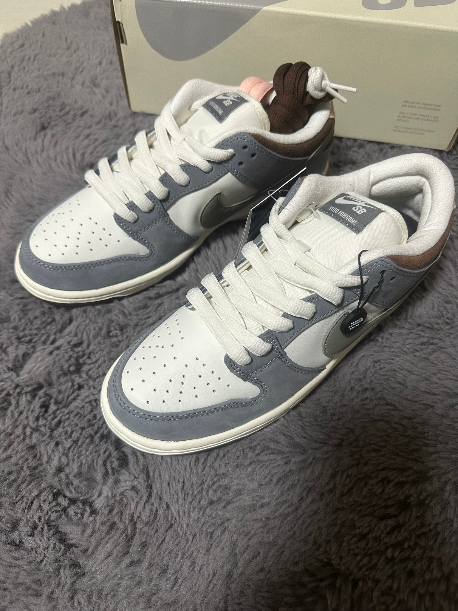 堀米 雄斗(Yuto Horigome) × Nike SB Dunk Low Pro QS "Wolf Grey"