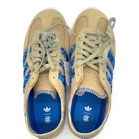 CLOT × adidas Gazelle by Edison Chen "Linen Khaki/Light Blue"