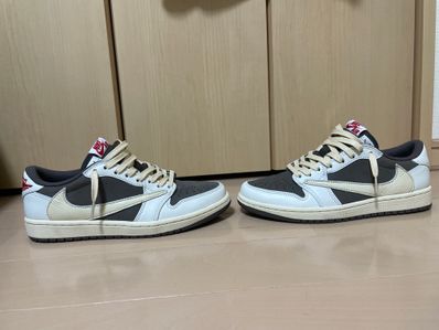 Travis Scott × Nike Air Jordan 1 Low OG SP "Reverse Mocha/Sail and Ridgerock"