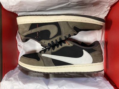 Travis Scott × Nike Air Jordan 1 Low OG SP-T "Black/Dark Mocha"