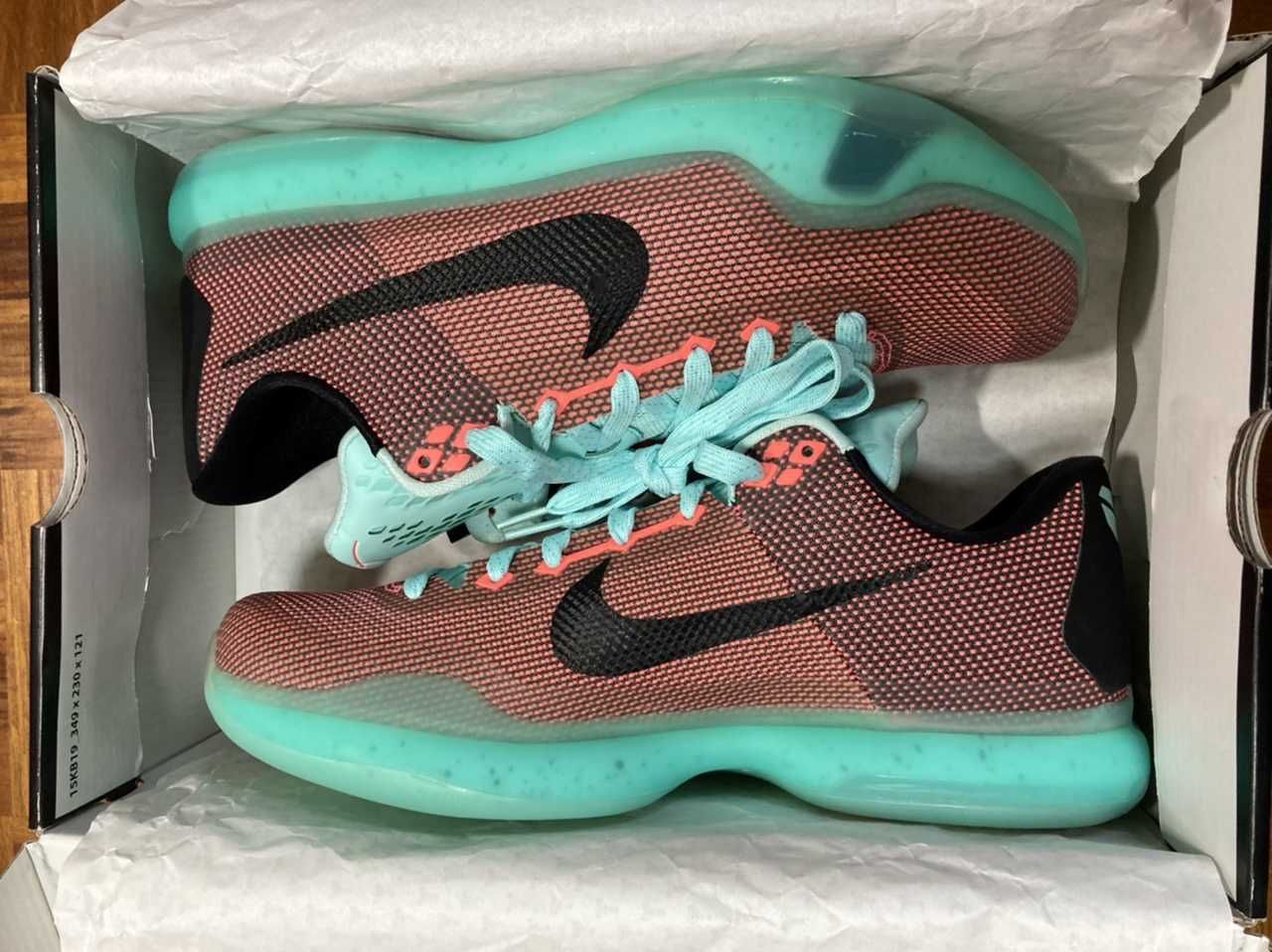 Nike Kobe 10 Easter "Hot Lava/Sunset Glow-Black"
