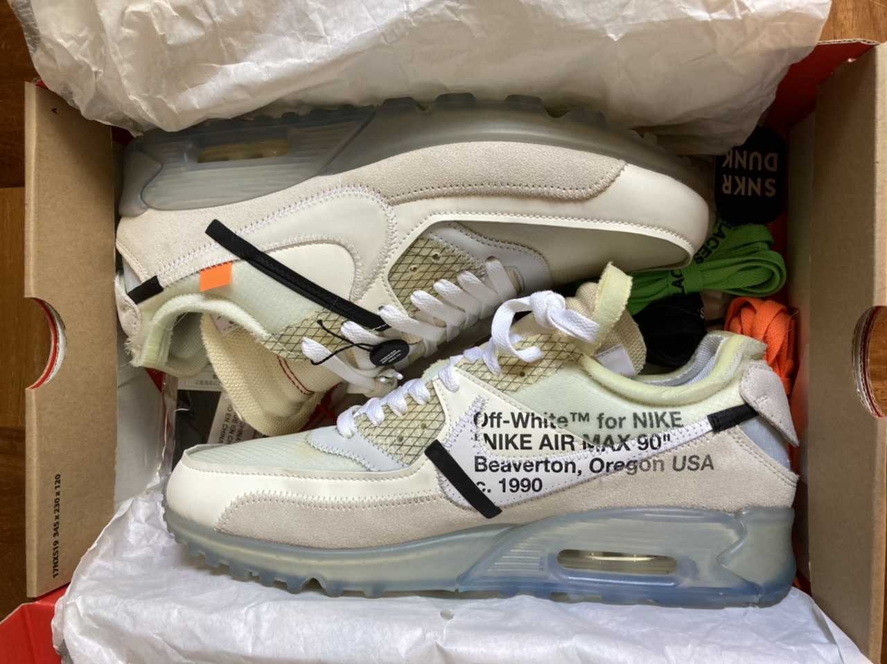 OFF-WHITE × NIKE THE TEN AIR MAX 90を買う 