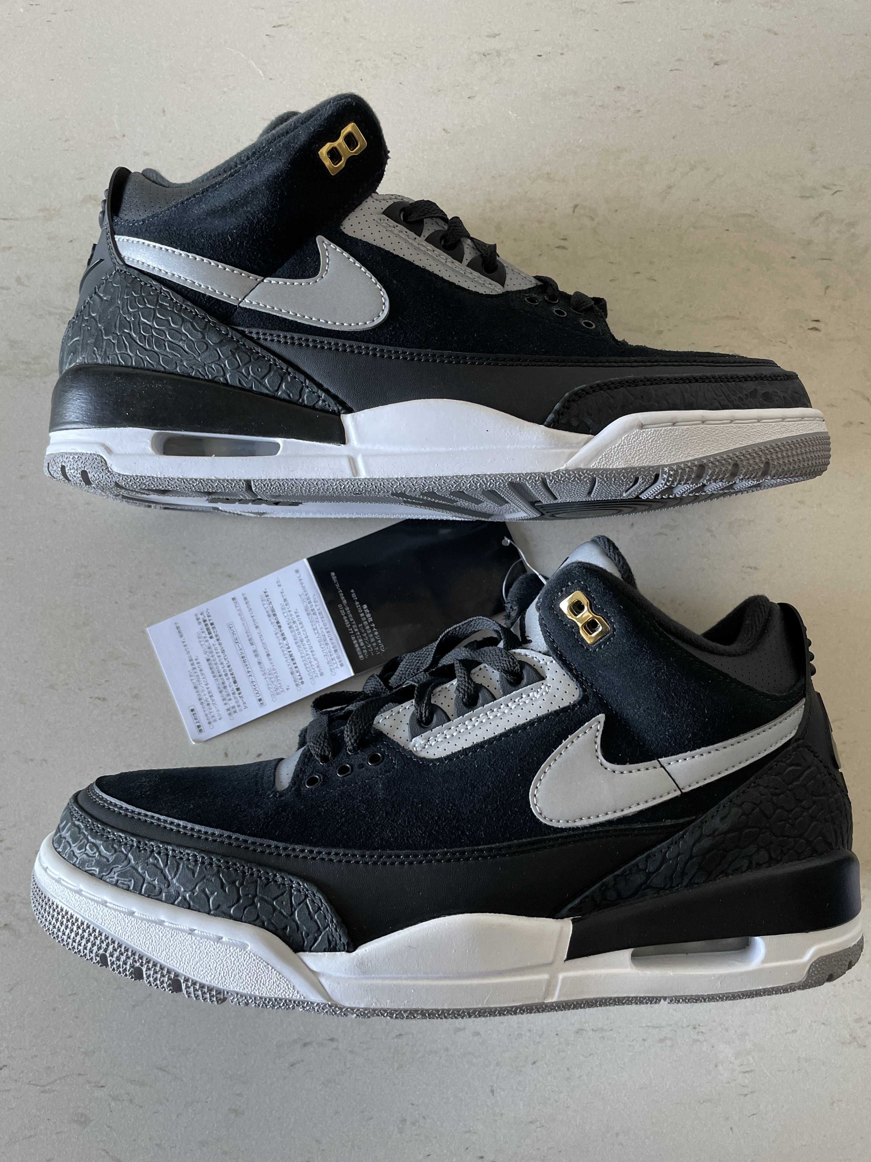 Nike Air Jordan 3 Retro Tinker "Black/Cement Grey"