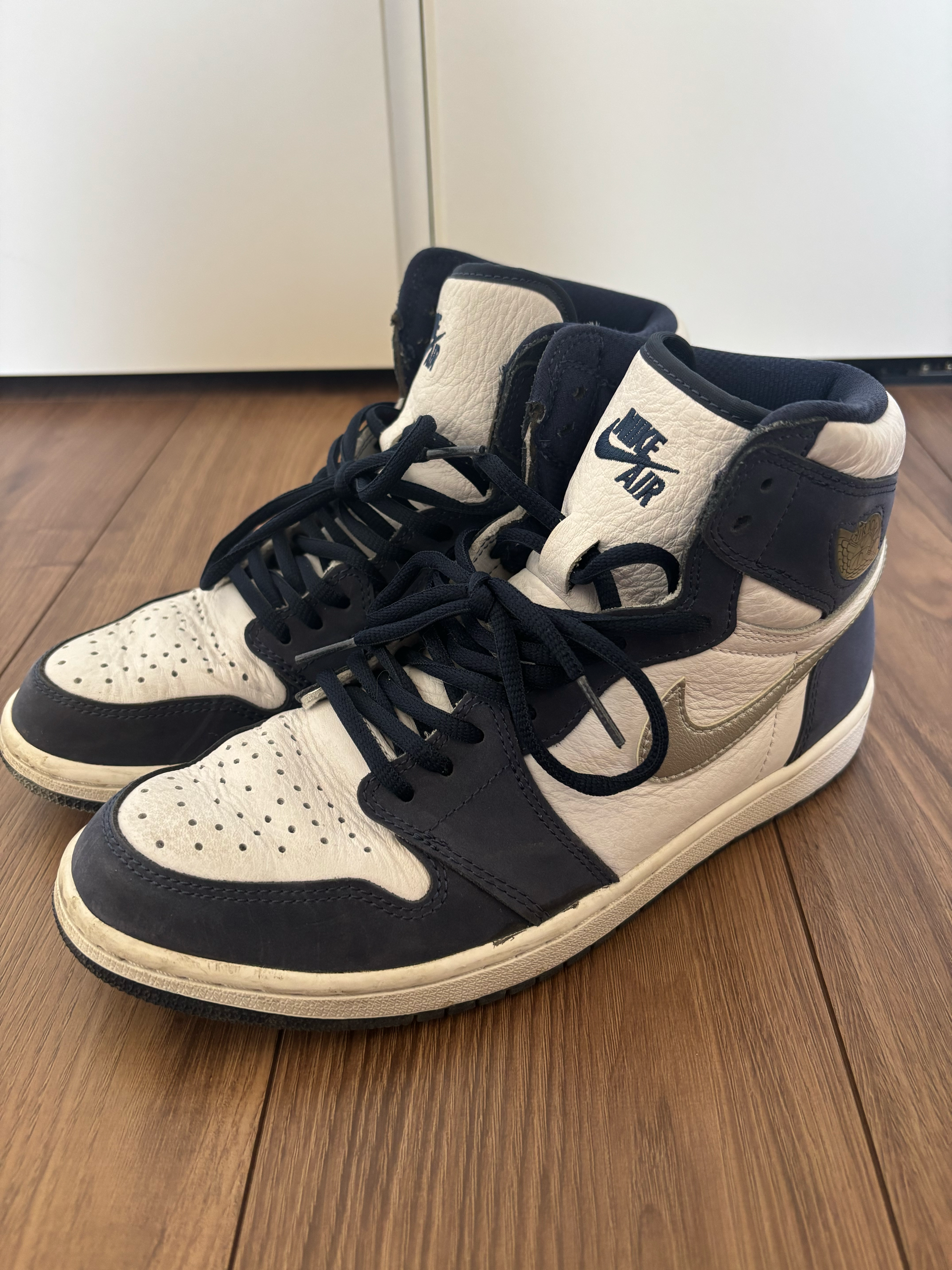 Nike Air Jordan 1 High OG CO.JP "White/Midnight Navy" (2020) (Standard Box)