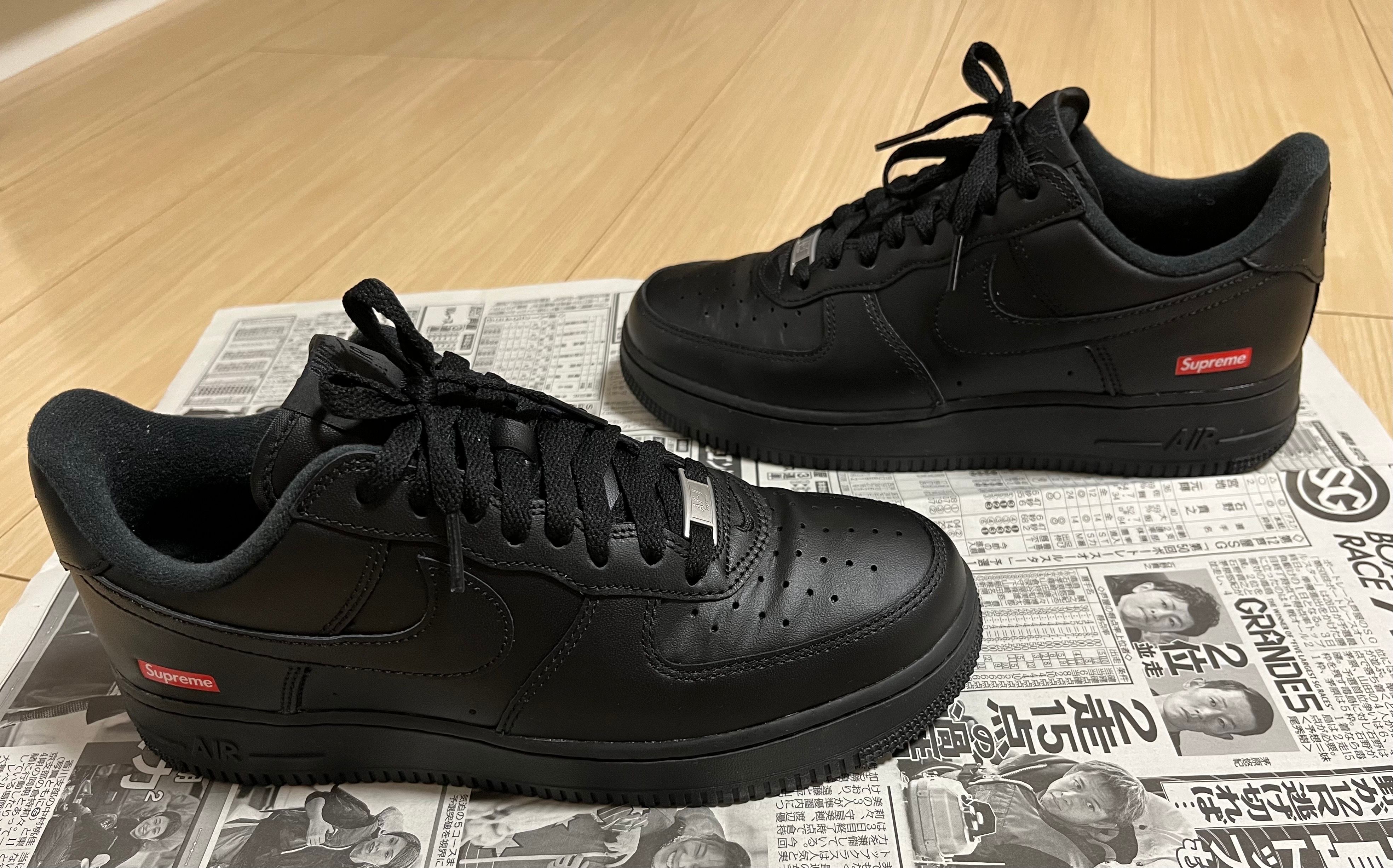 Supreme × Nike Air Force 1 Low "Black"