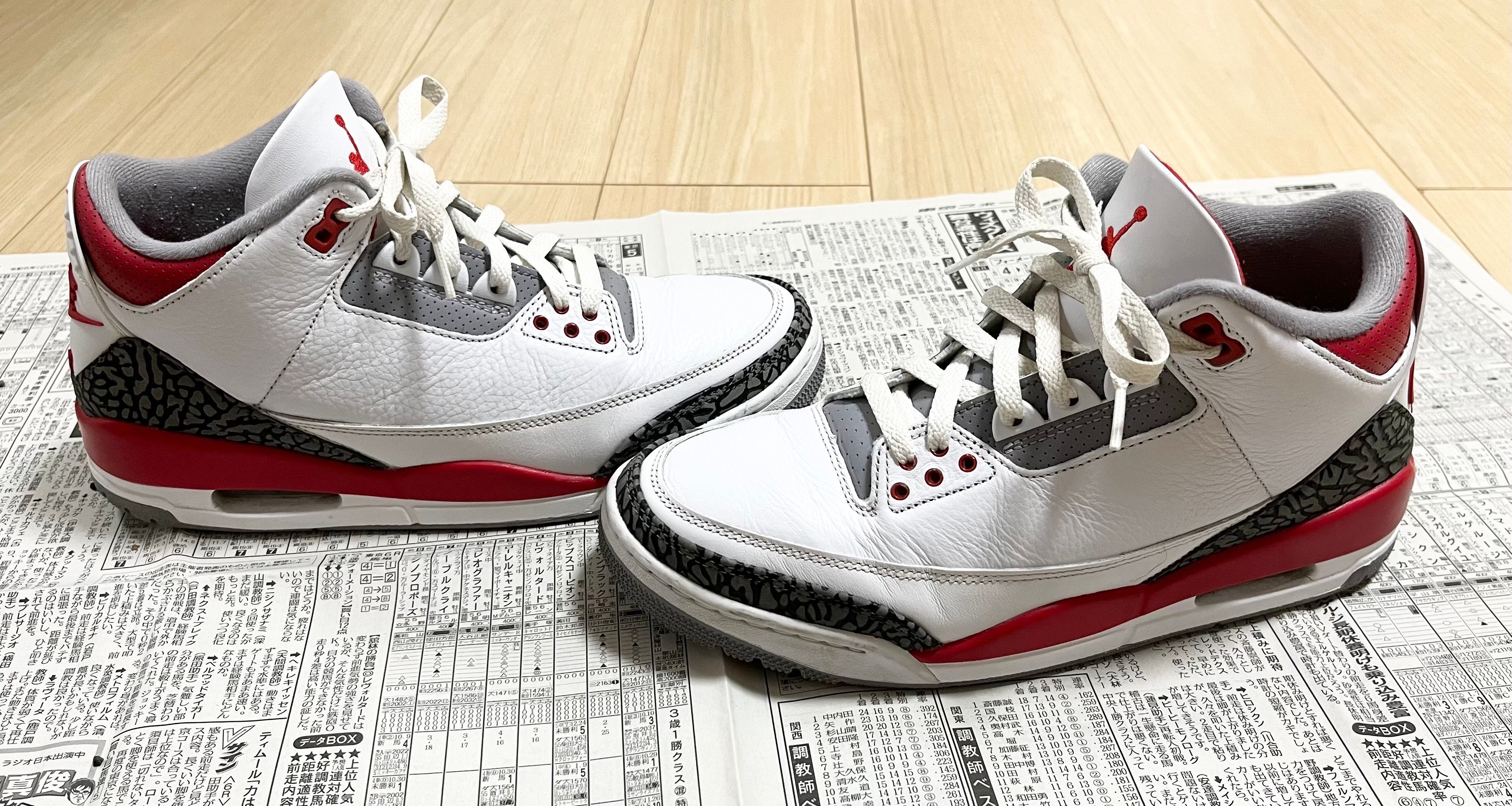 Nike Air Jordan 3 Retro OG "Fire Red" (2022)