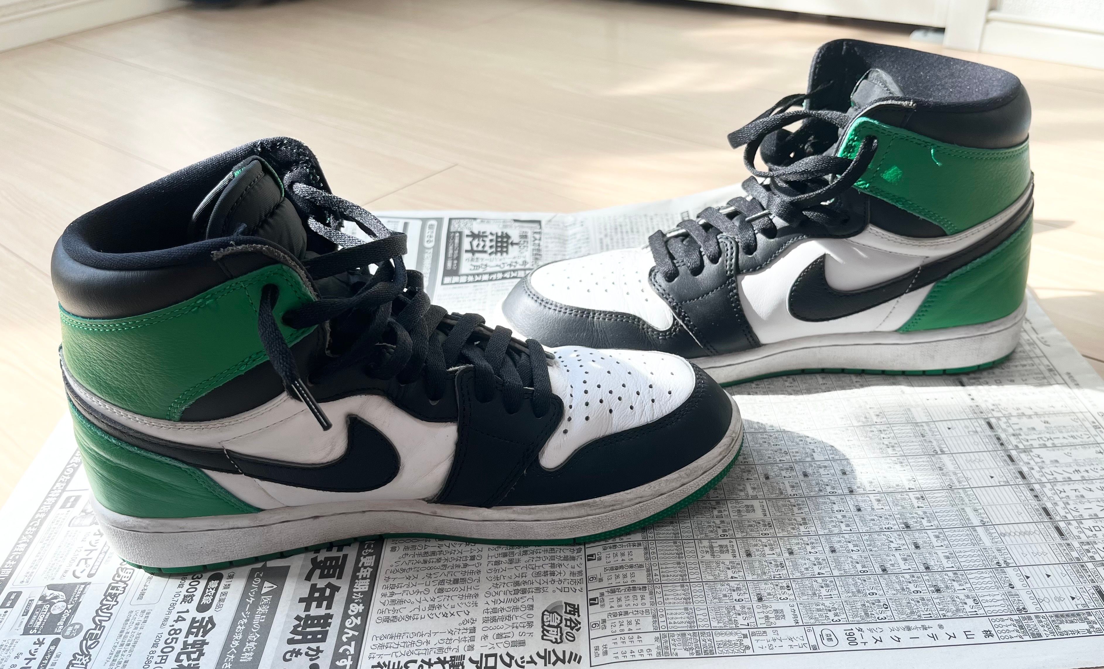 Nike Air Jordan 1 Retro High OG "Celtics/Black and Lucky Green" (2023)