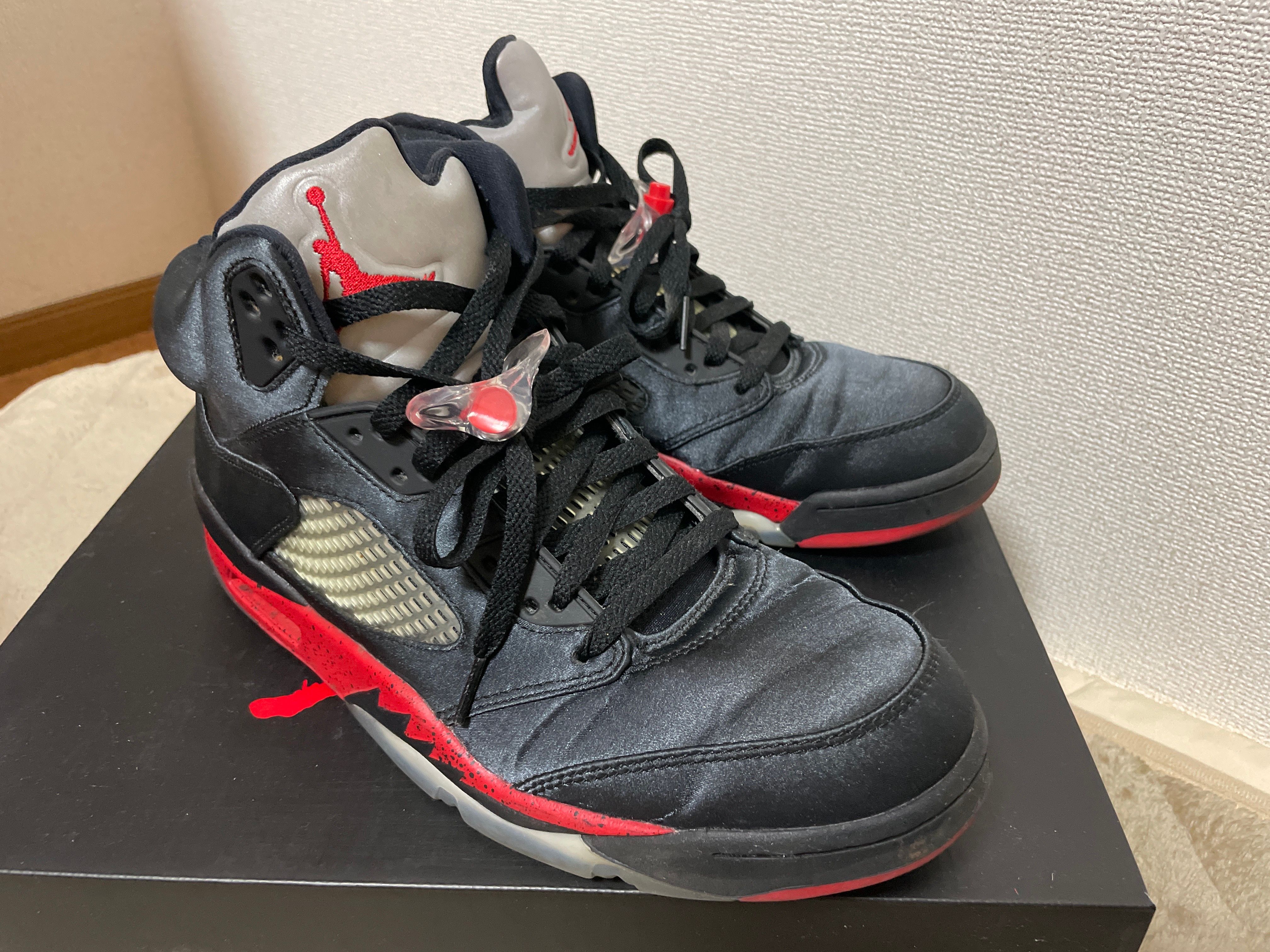 Air Jordan 5 Satin "Bred"
