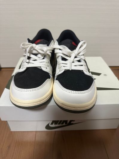 Travis Scott × Nike PS Air Jordan 1 Low OG "Medium Olive"