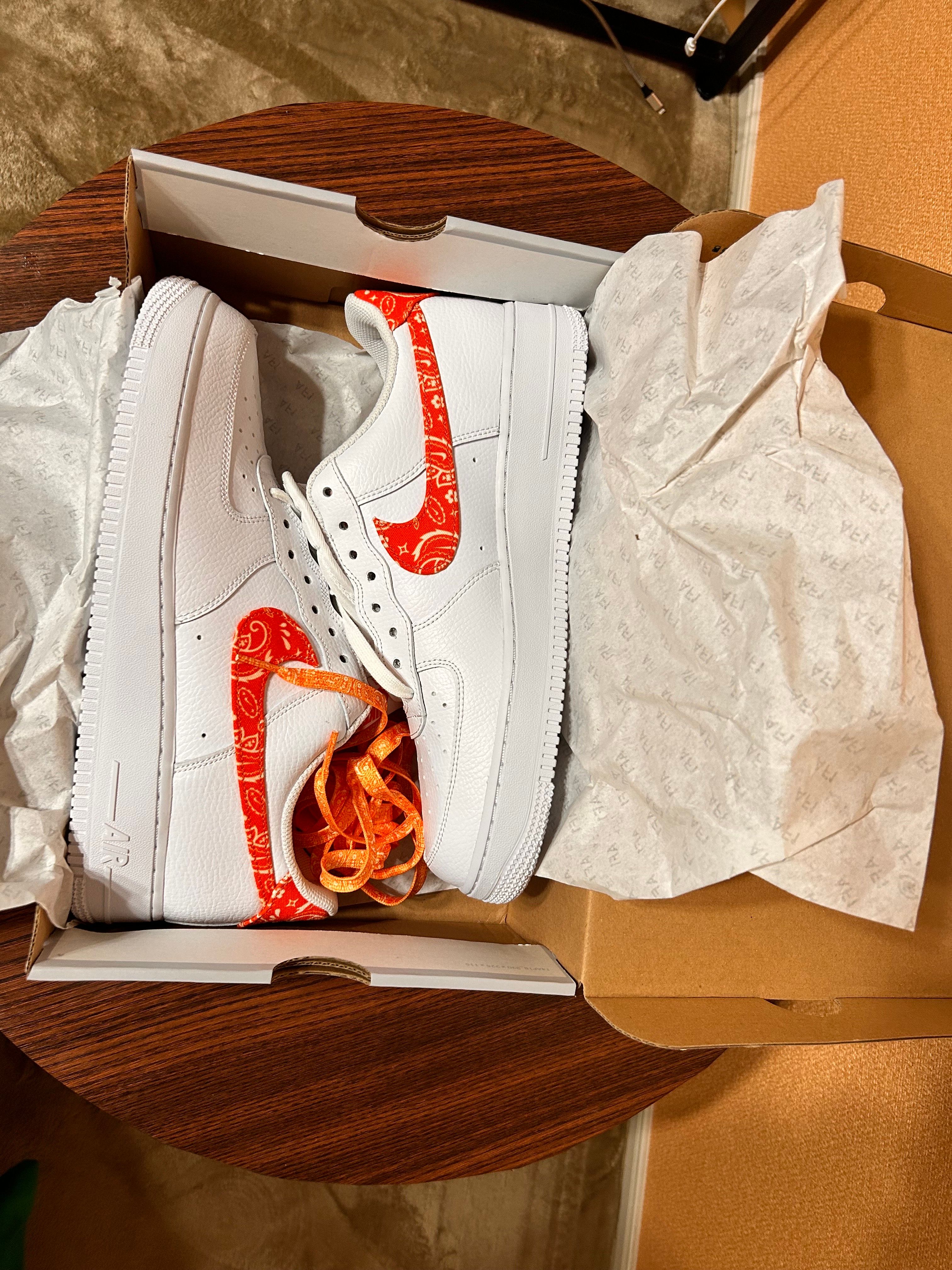 Nike Women's Air Force 1 Low '07 Essential "Orange Paisley"