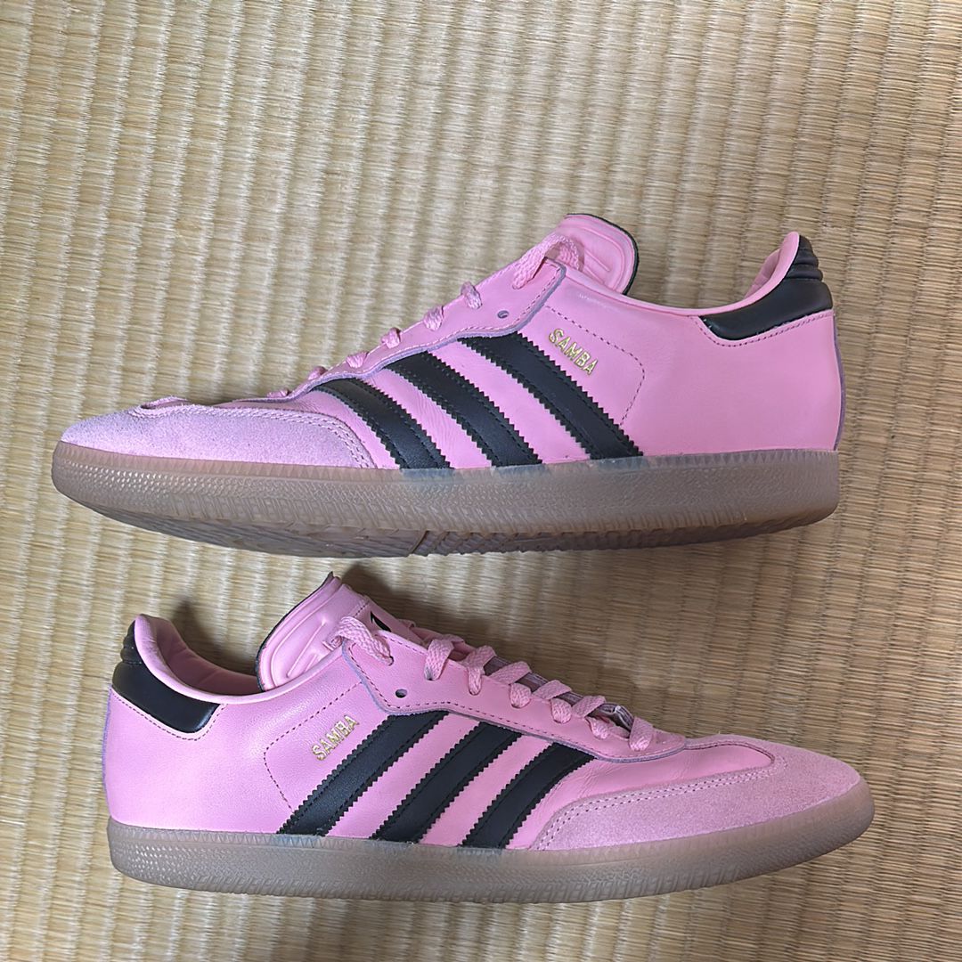 Inter Miami CF × adidas Samba Messi "Light Pink/Core Black/Gum"