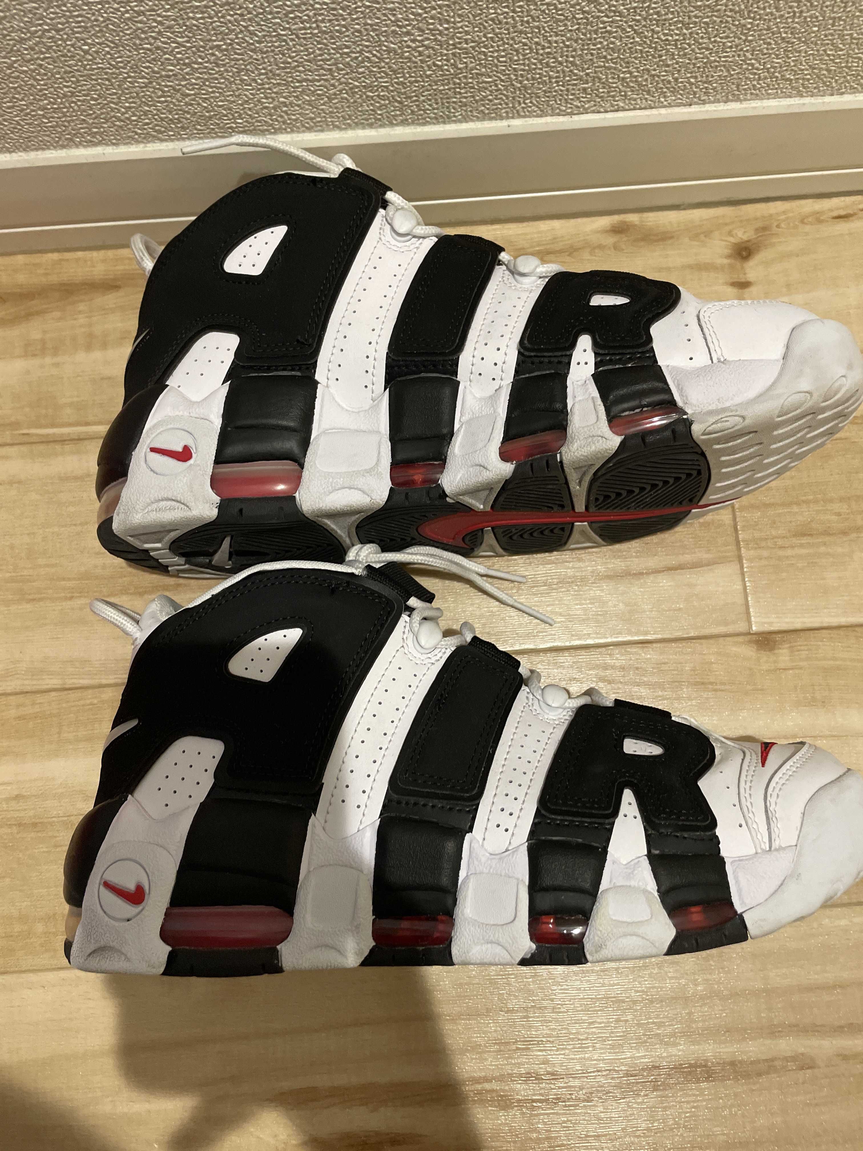 Nike Air More up Tempo "White/Black/University Red"(~2018)