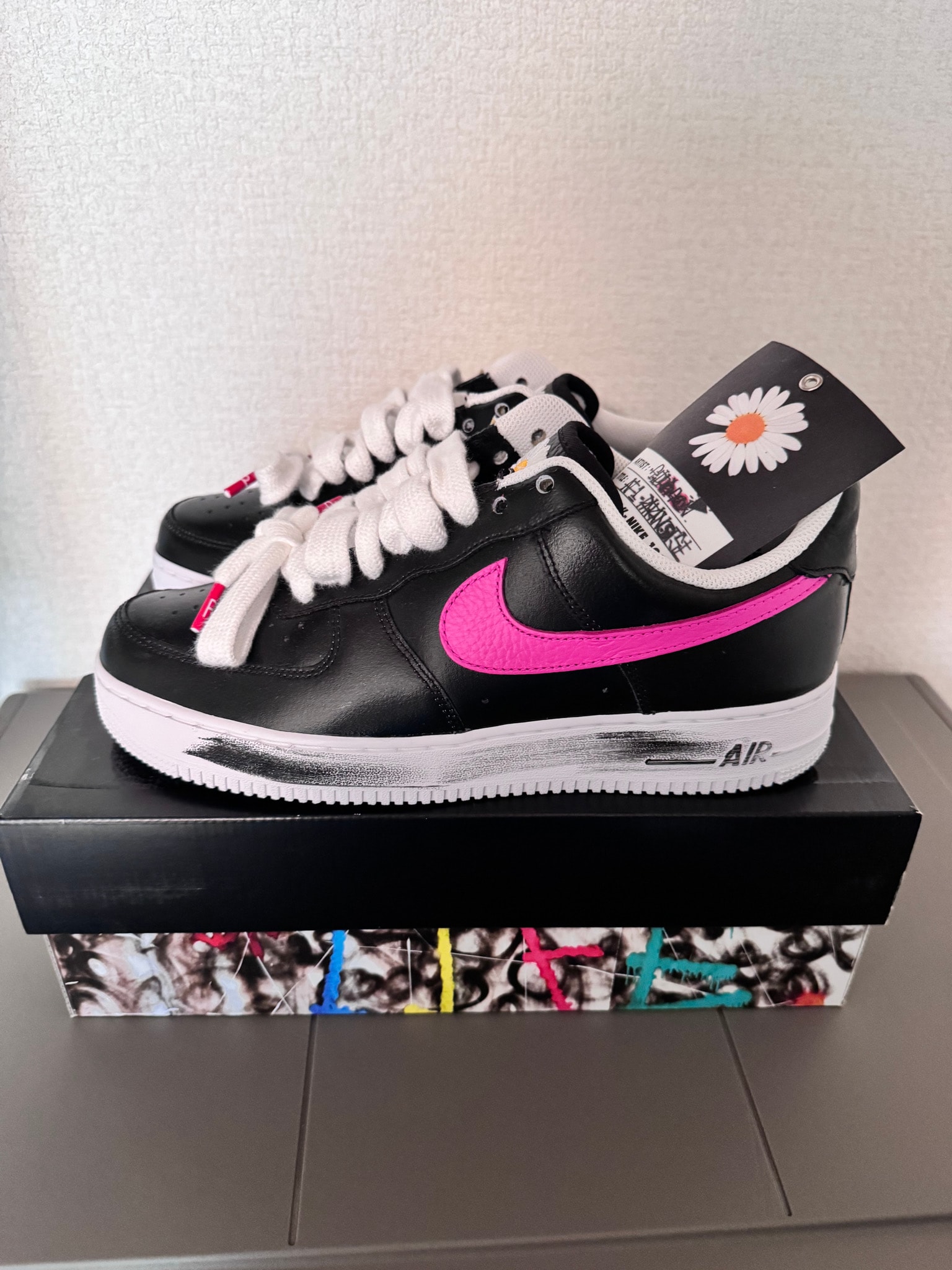 PEACEMINUSONE × Nike Air Force 1 Low '07 Para-Noise 3.0 "Black and Multi-Color" / G-DRAGON