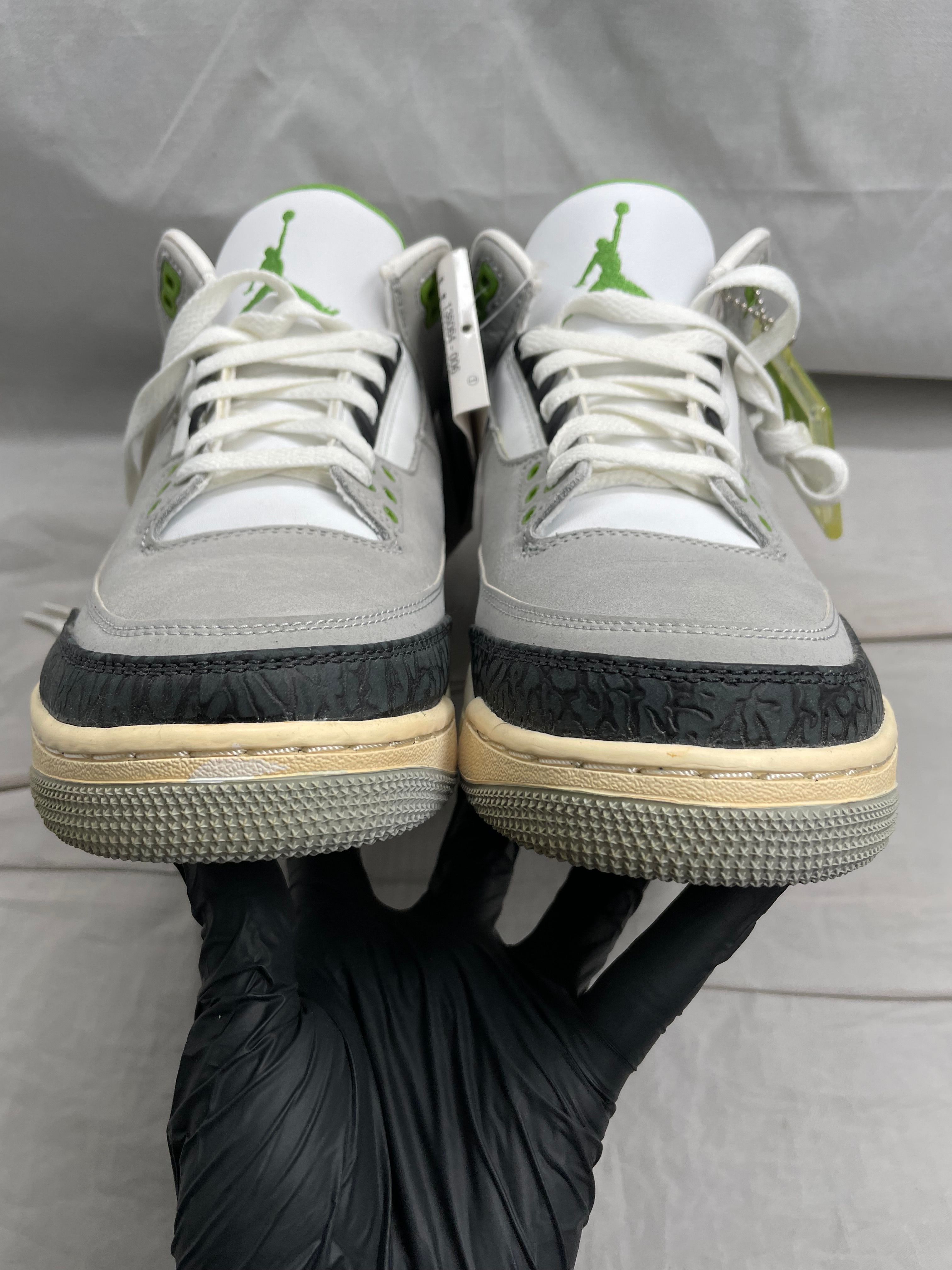 Nike AirJordan 3 ホワイト/ブラック/グレー SIZE:27cm Air Jordan 1 Low Basketball Shoe White/Iron Grey-Black