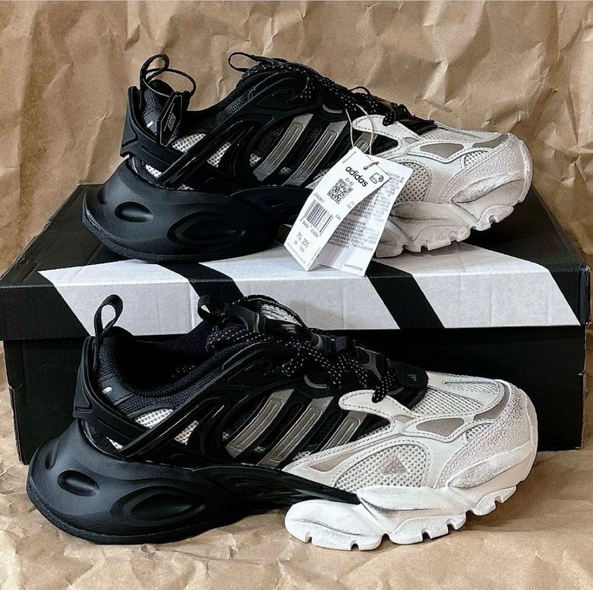 アディダス XLGランナー デラックス "ホワイト/ブラック"