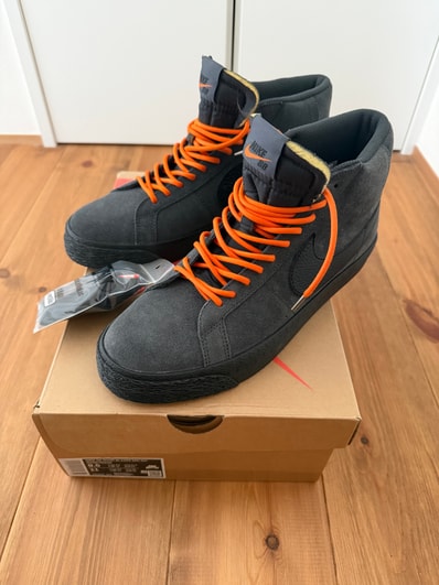 Nike SB Blazer Mid Orange Label "Dark Grey"