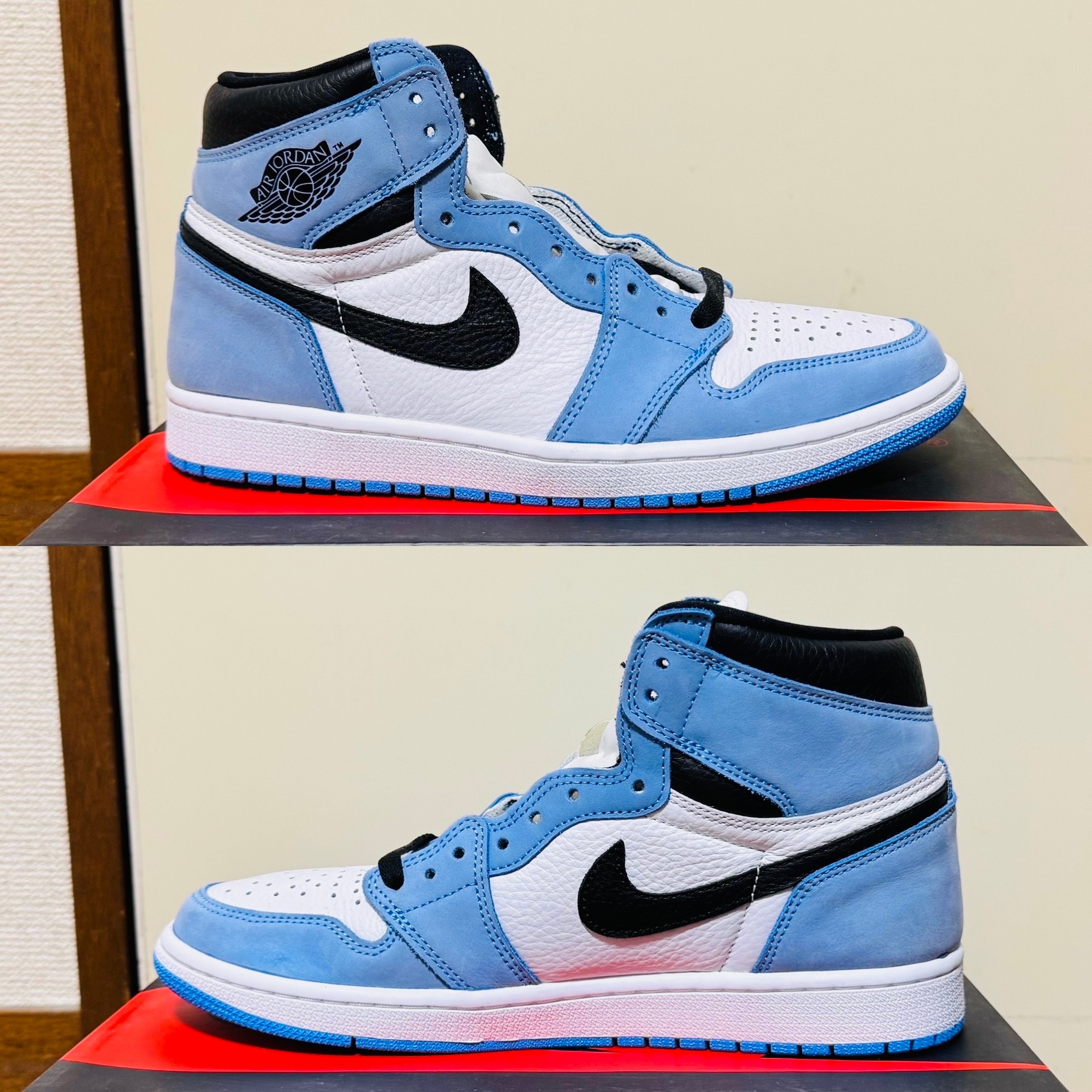 ナイキ  エアジョーダン1 ハイ OG "ユニバーシティブルー"