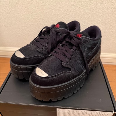 Nike Women's Air Jordan 1 Brooklyn Low "Black"