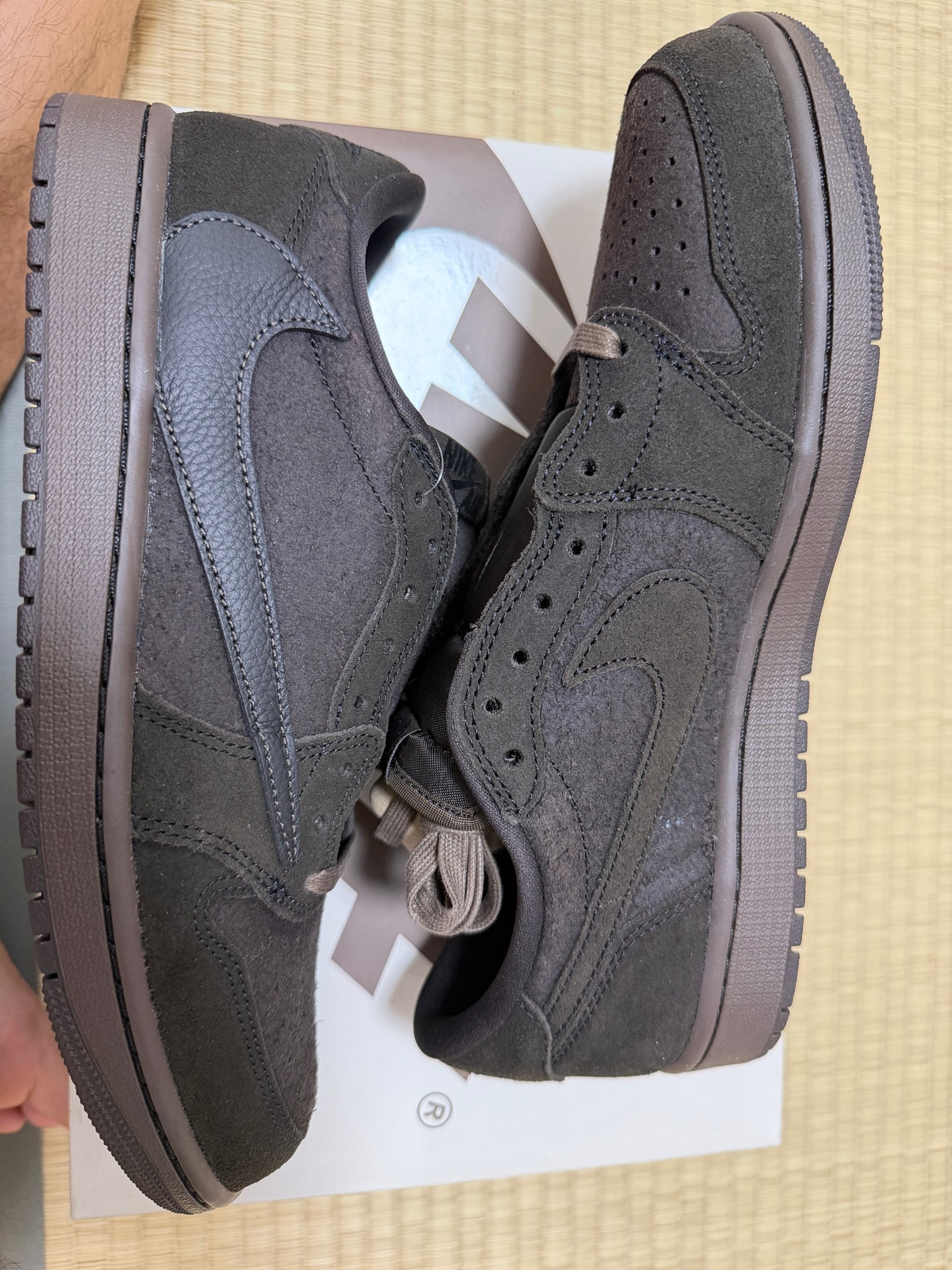 Travis Scott × Nike Air Jordan 1 Low OG SP "Velvet Brown and Dark Mocha"