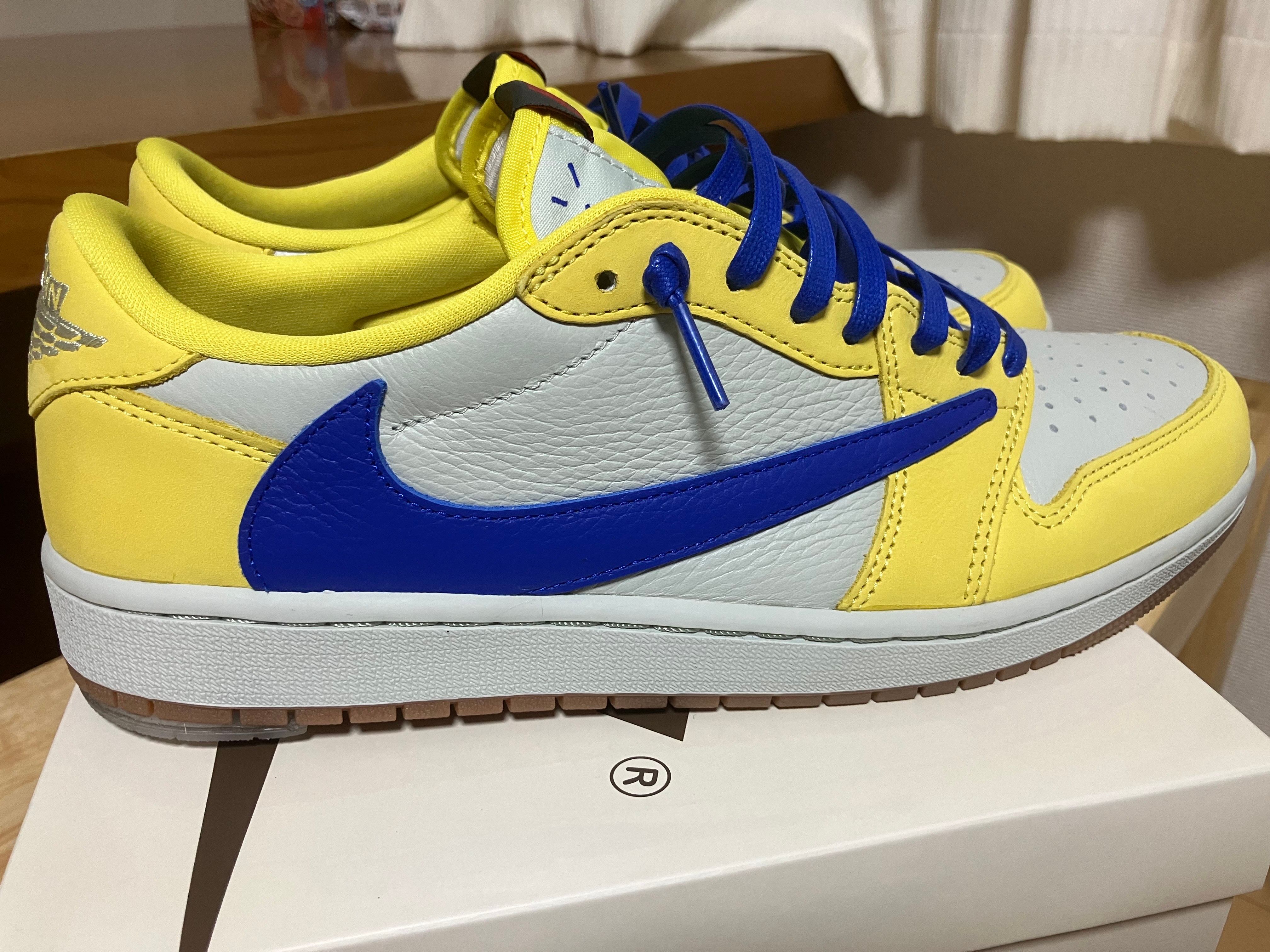 Travis Scott × Nike Women's Air Jordan 1 Retro Low OG "Canary"