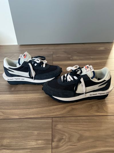 Fragment × sacai × Nike LD Waffle "Blackended Blue"