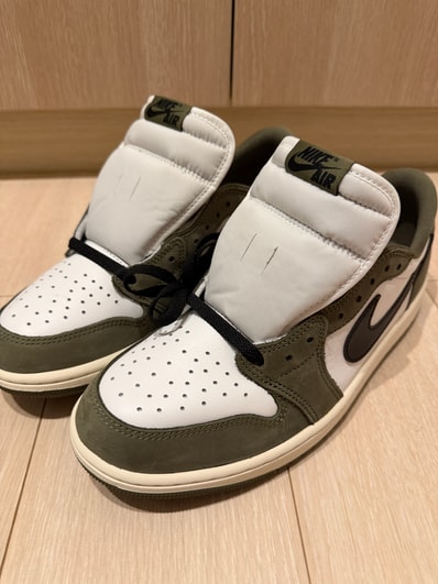 Nike Air Jordan 1 Low OG "Medium Olive and Summit White"