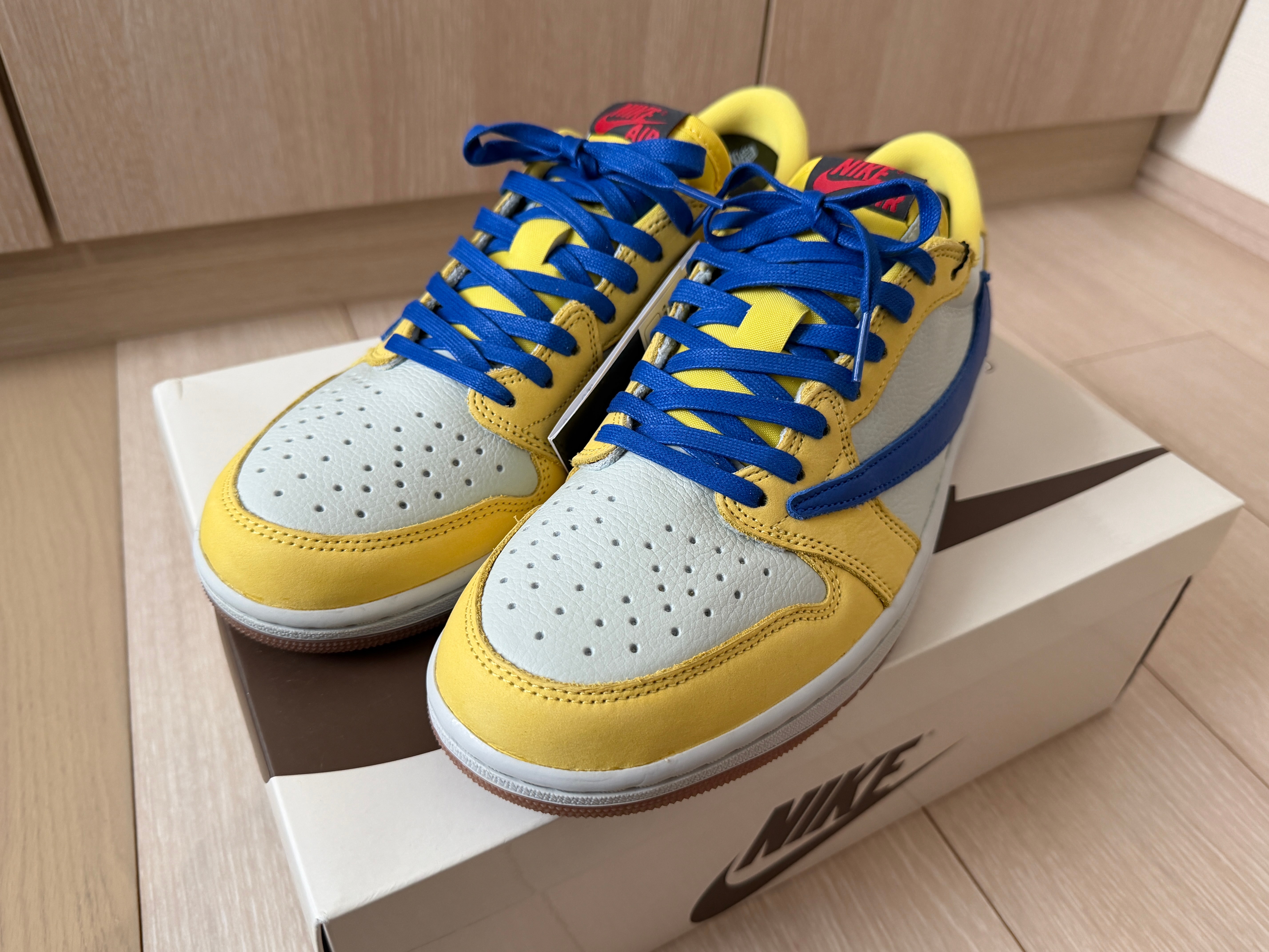 Travis Scott × Nike Women's Air Jordan 1 Retro Low OG "Canary"
