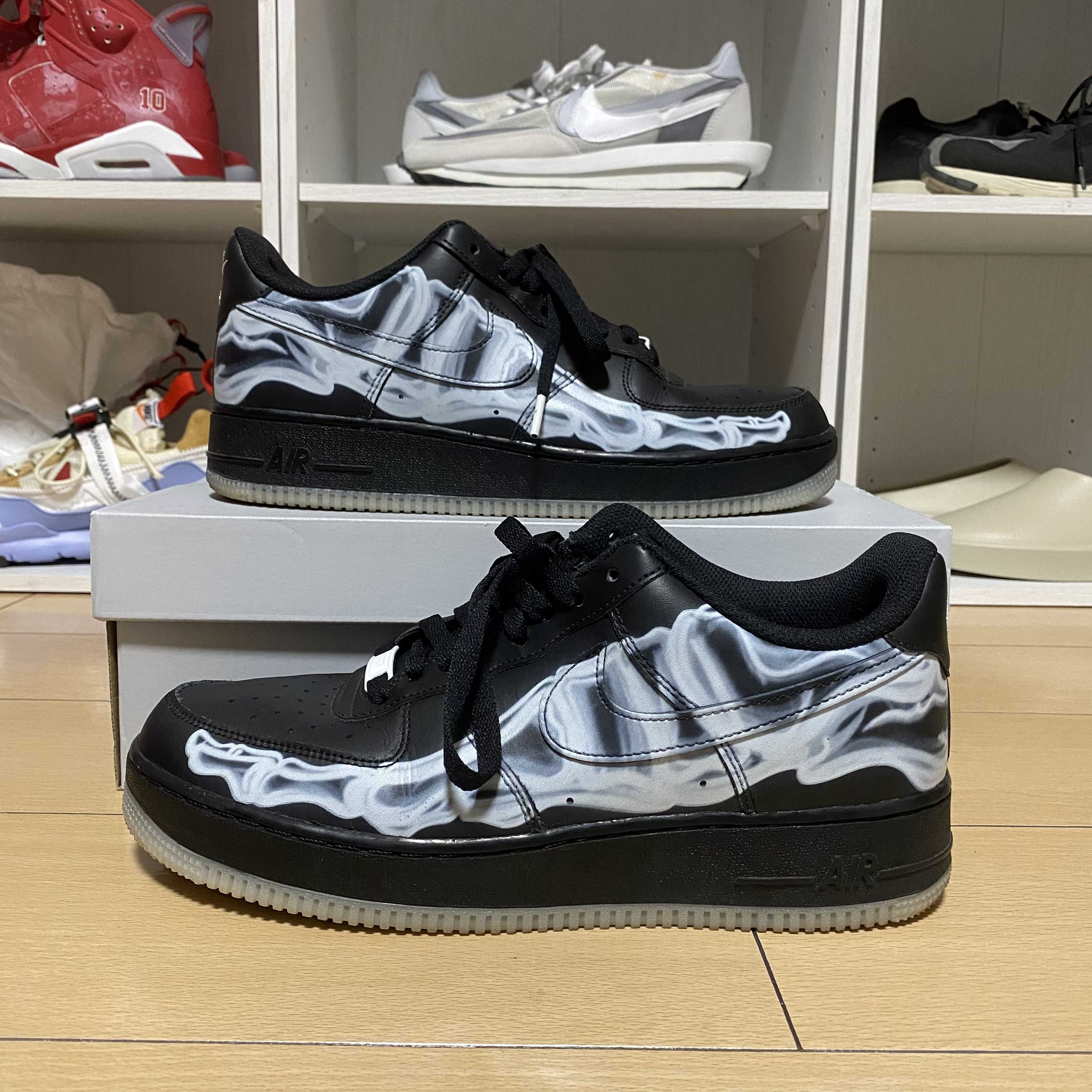 Nike Air Force 1 Low "Black Skeleton"