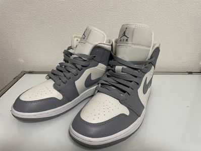Nike Women's Air Jordan 1 Mid "Grey/Sail"