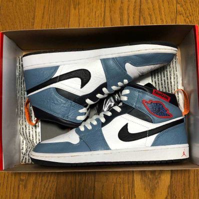 FACETASM × Nike Air Jordan 1 Mid "White/Navy"